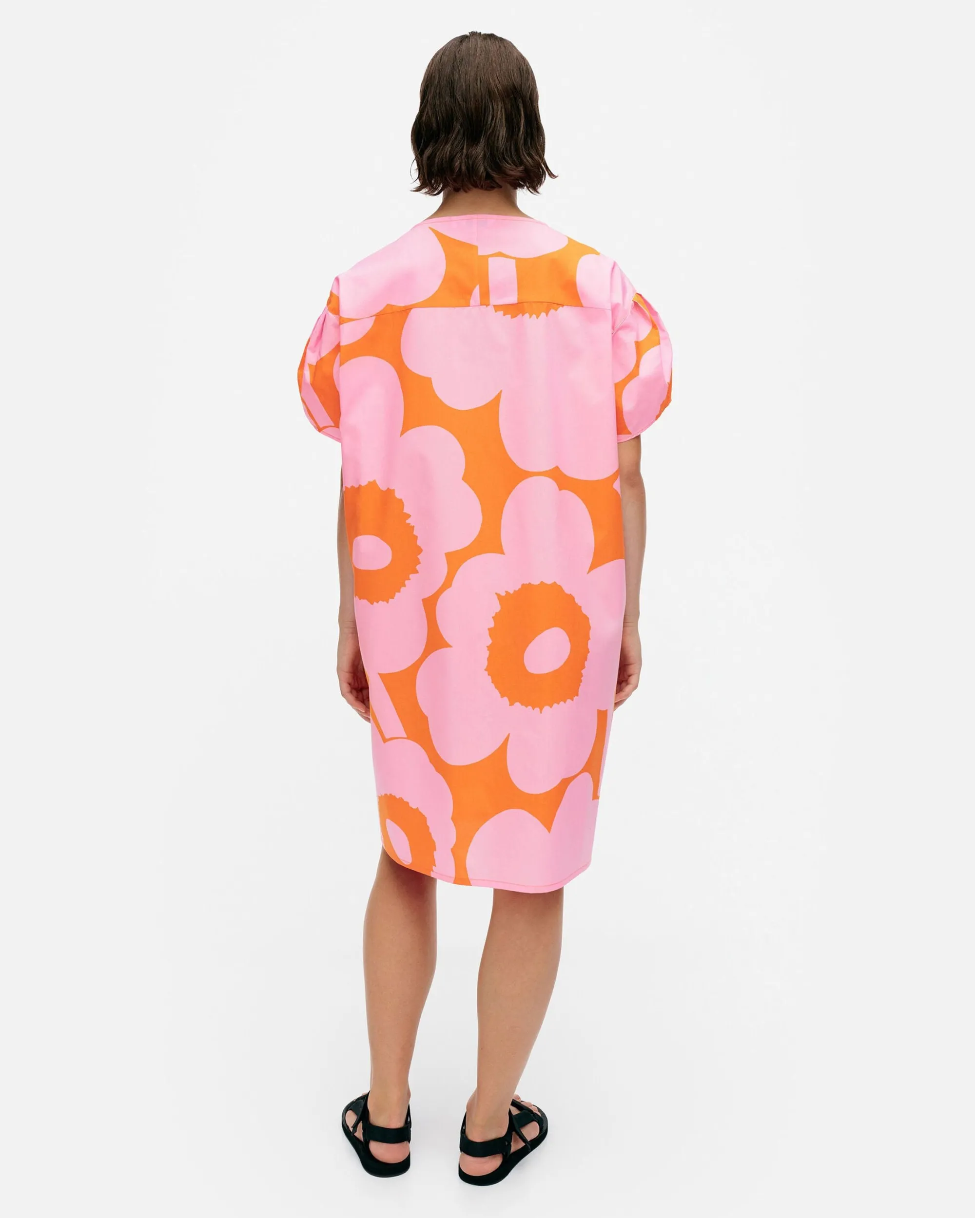 Marimekko Mekot>Avomeri Unikko Puuvillapopliinimekko