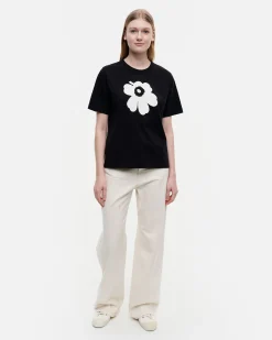 Marimekko Paidat Ja Tunikat>Erna Relaxed Unikko Placement T-Paita