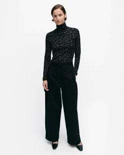 Marimekko Housut>Funktio Solid Puuvillahousut