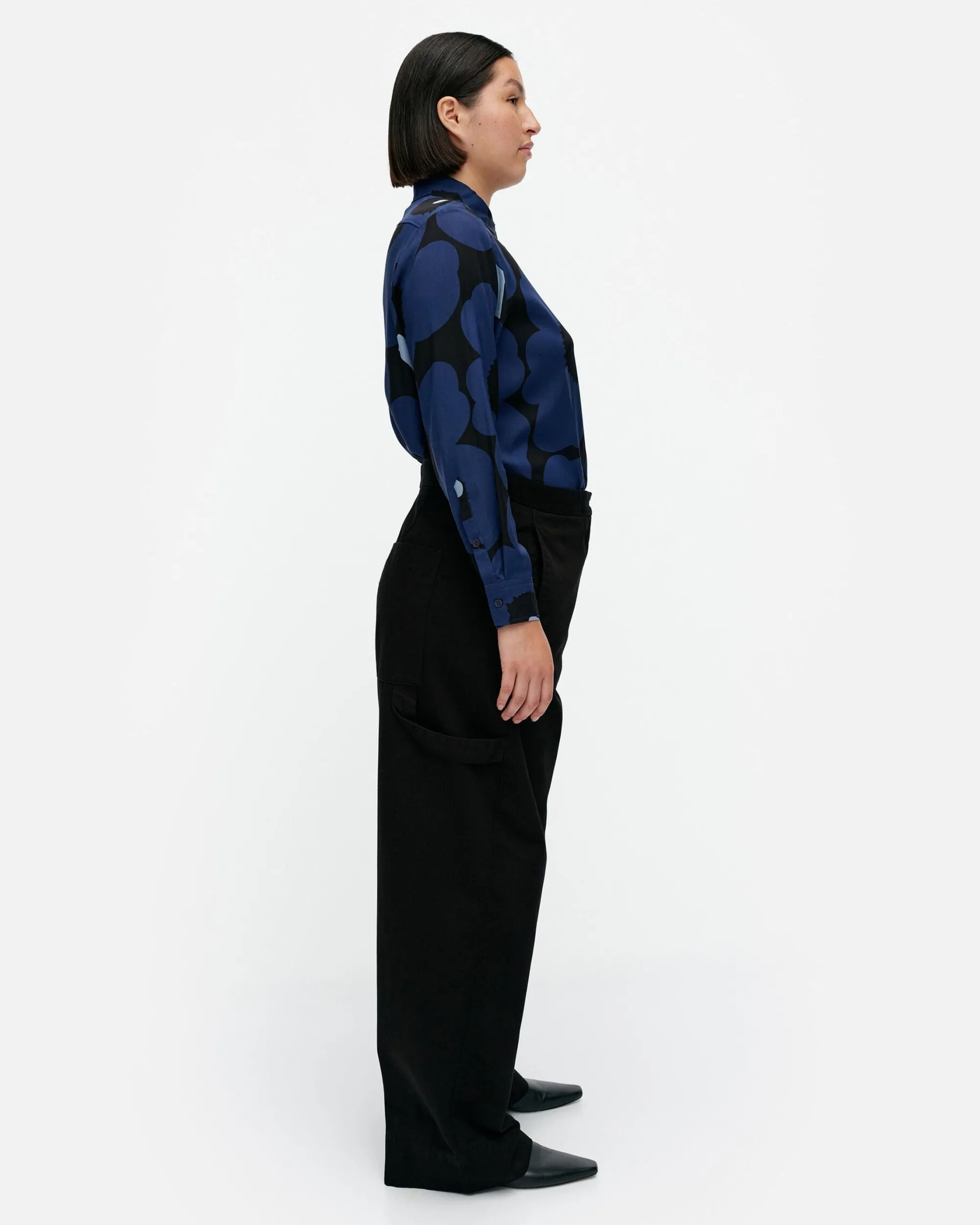 Marimekko Housut>Funktio Solid Puuvillahousut