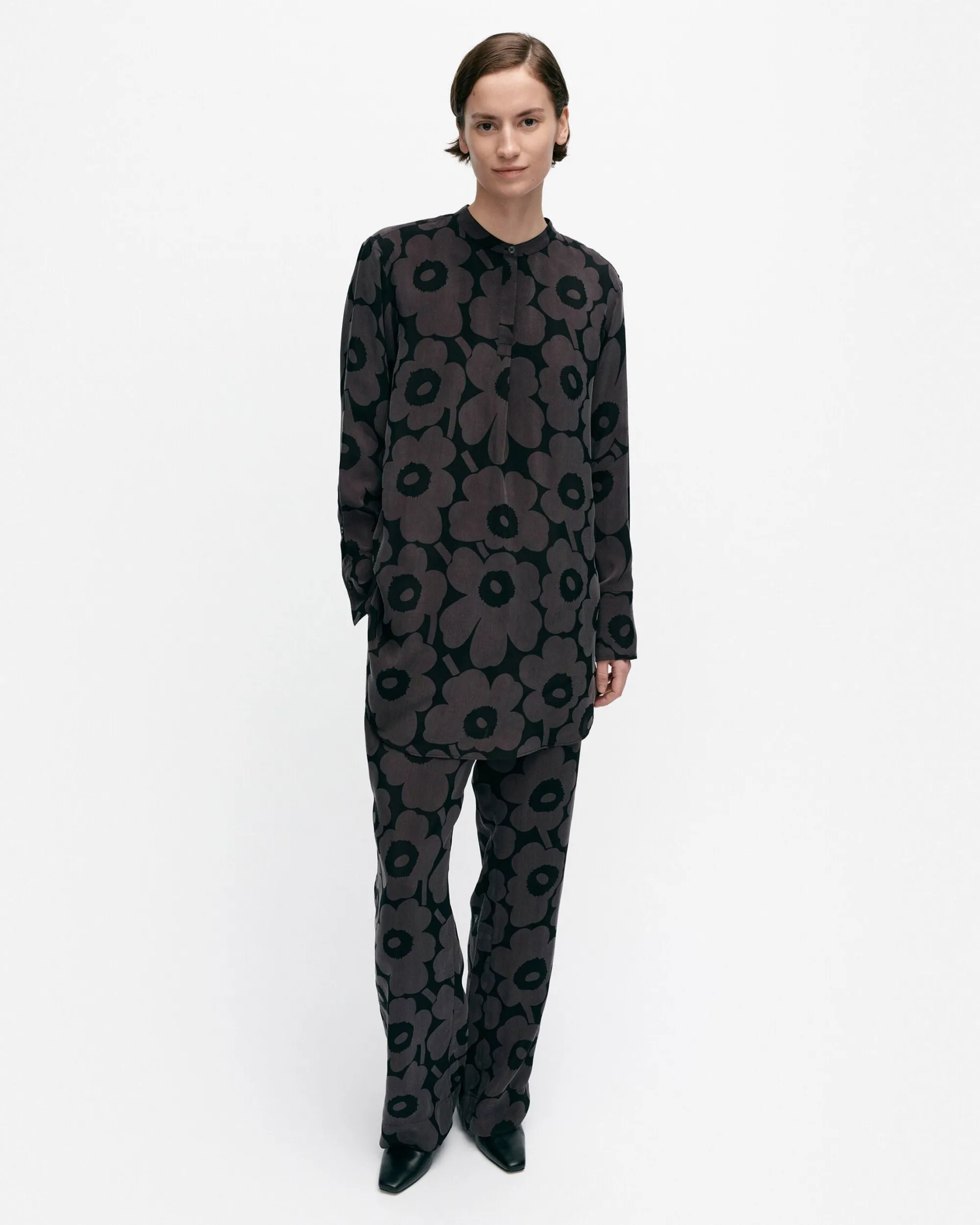 Marimekko Paidat Ja Tunikat>Hurmaava Unikko Kupropaita