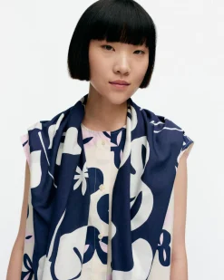 Marimekko Huivit>Ju00E5Hha Nokturno Puuvilla-Silkkisekoitehuivi