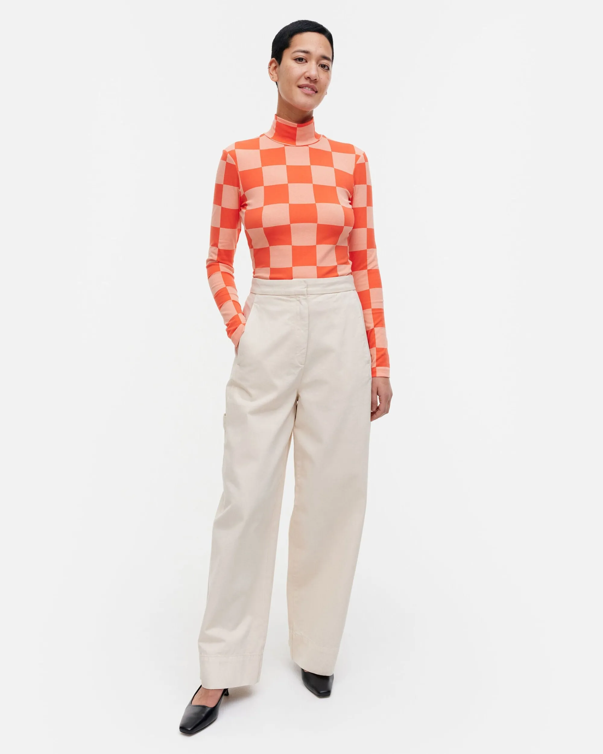 Marimekko Paidat Ja Tunikat>Ju00E4Ku00E4Lu00E4 Kukko Ja Kana Poolopaita
