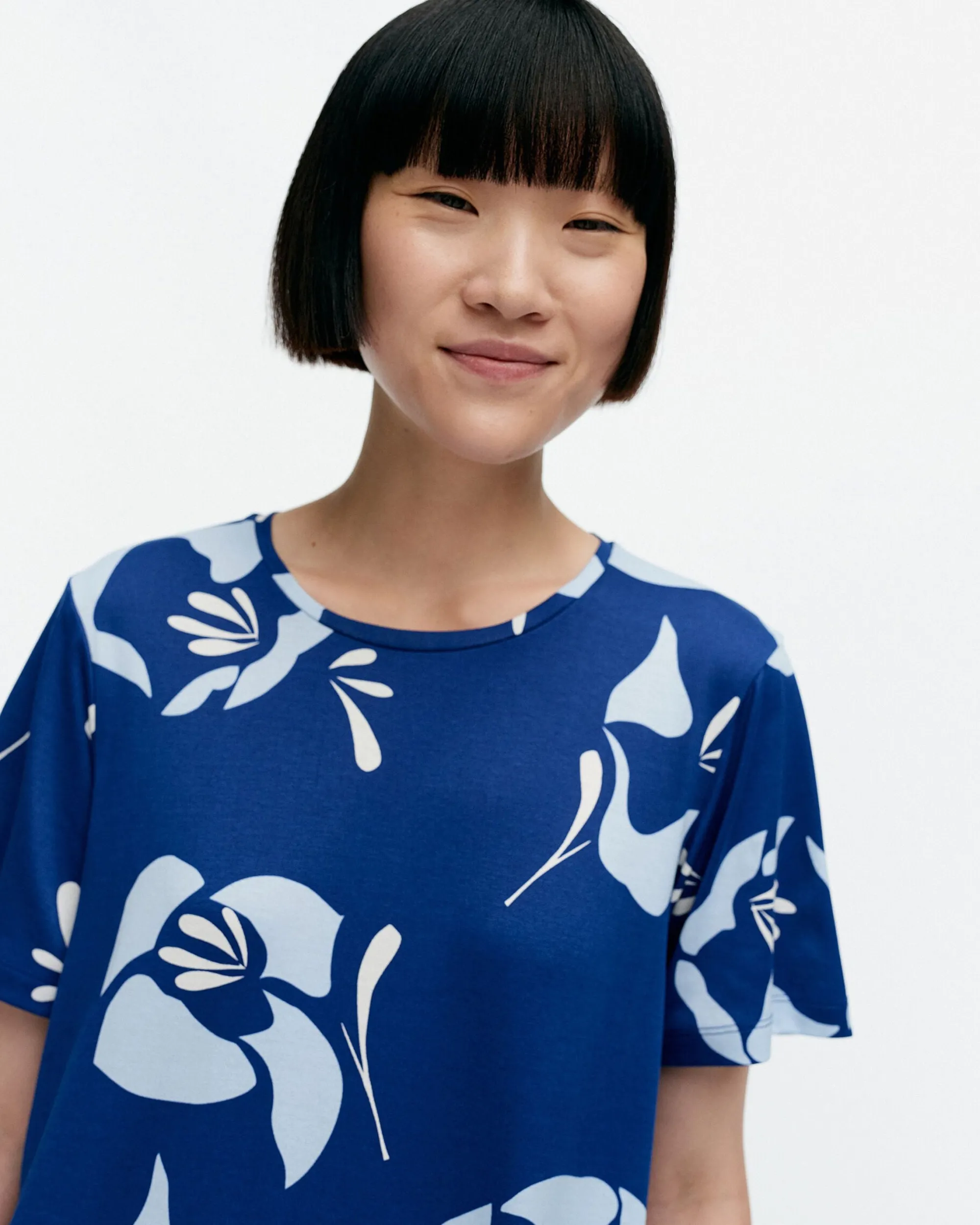 Marimekko Mekot>Kalliokielo Helakka Trikoomekko