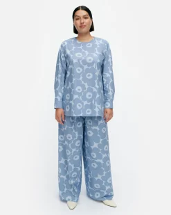 Marimekko Paidat Ja Tunikat>Kehu Unikko Puuvillapopliinipaita