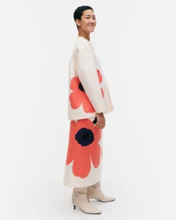 Marimekko Paidat Ja Tunikat>Kerran Heijastus Unikko Puuvillapellavapaita