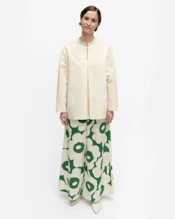 Marimekko Paidat Ja Tunikat>Kerran Heijastus Unikko Puuvillapellavapaita