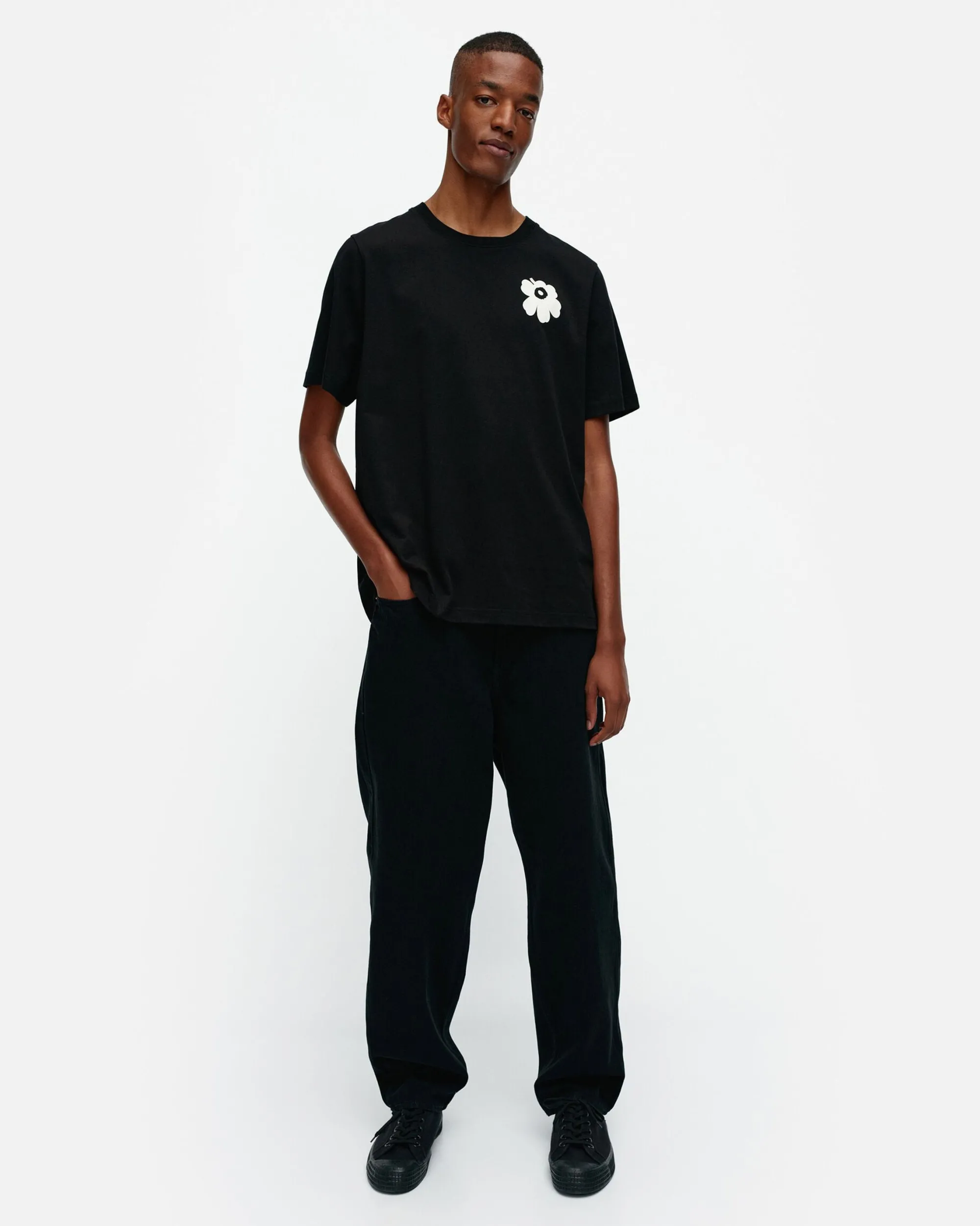 Marimekko Unisex>Kioski Embla Unikko Placement T-Paita