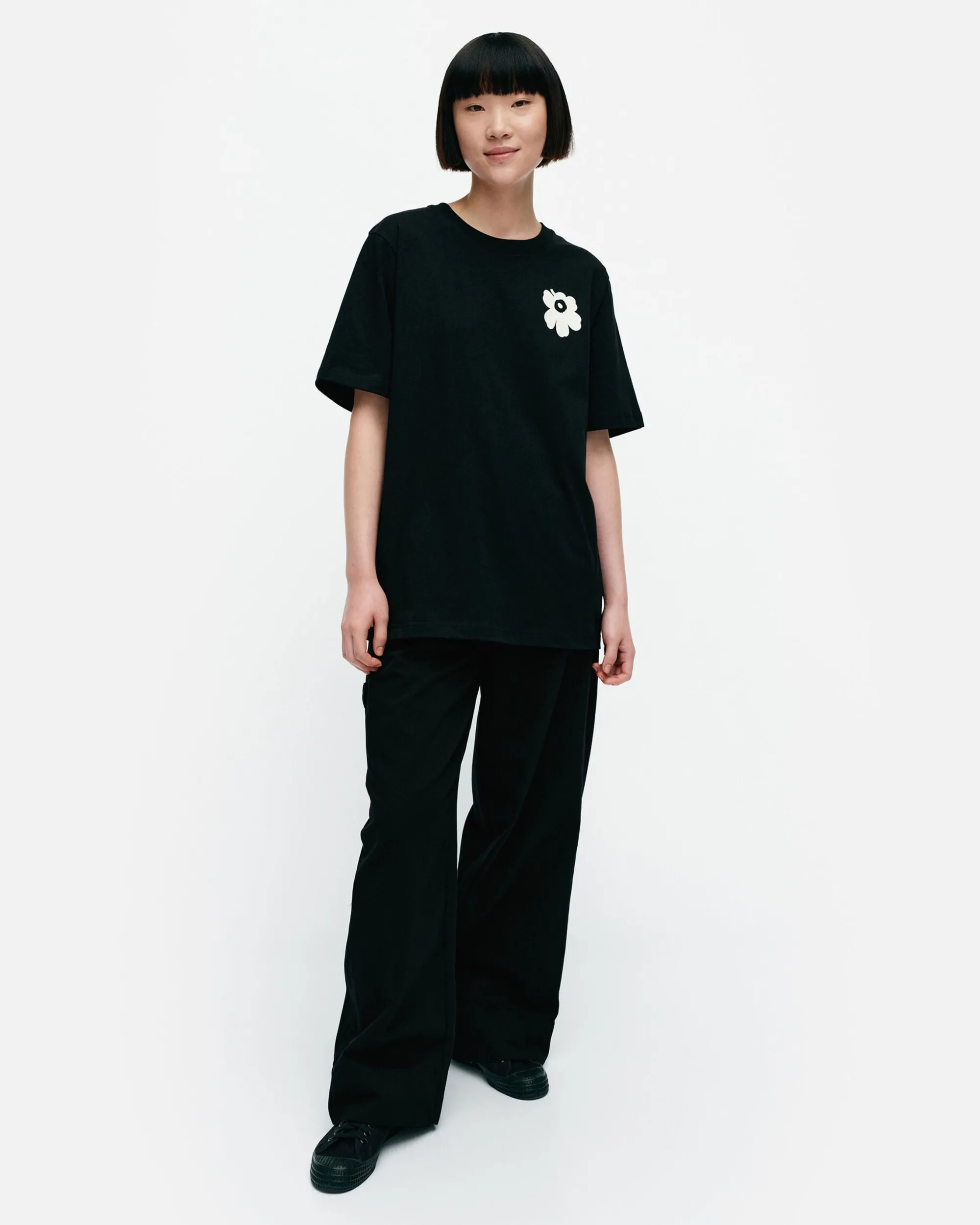 Marimekko Unisex>Kioski Embla Unikko Placement T-Paita