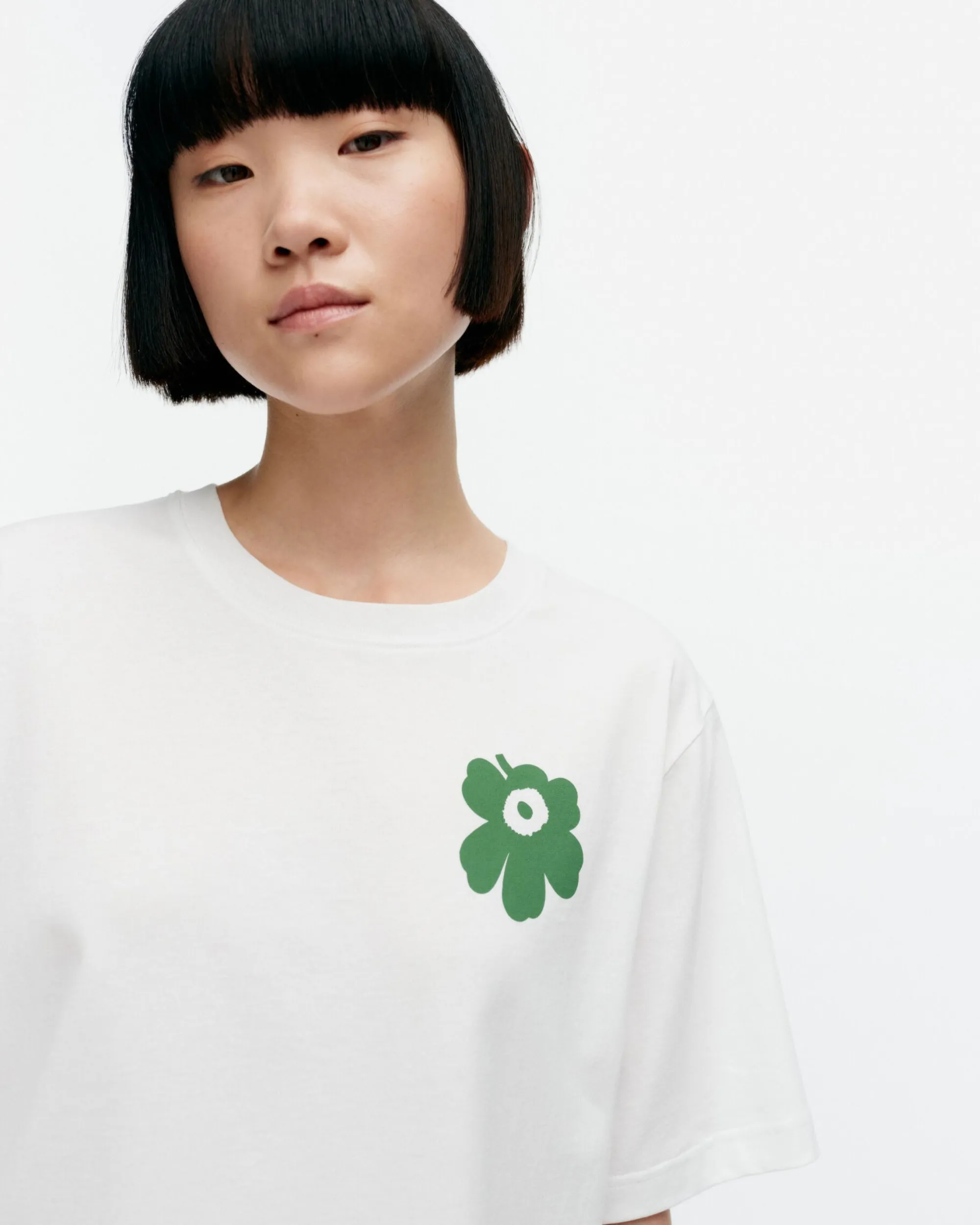 Marimekko Unisex>Kioski Embla Unikko Placement T-Paita