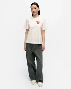 Marimekko Paidat Ja Tunikat>Kioski Erna Lempi Unikko Placement T-Paita
