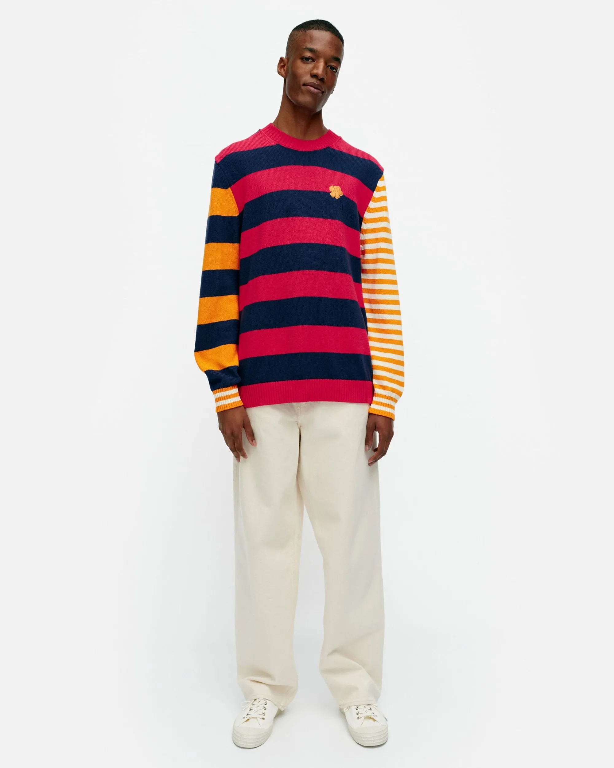 Marimekko Unisex>Kioski Kesu00E4Koju Maalis Patja Puuvillaneulepaita