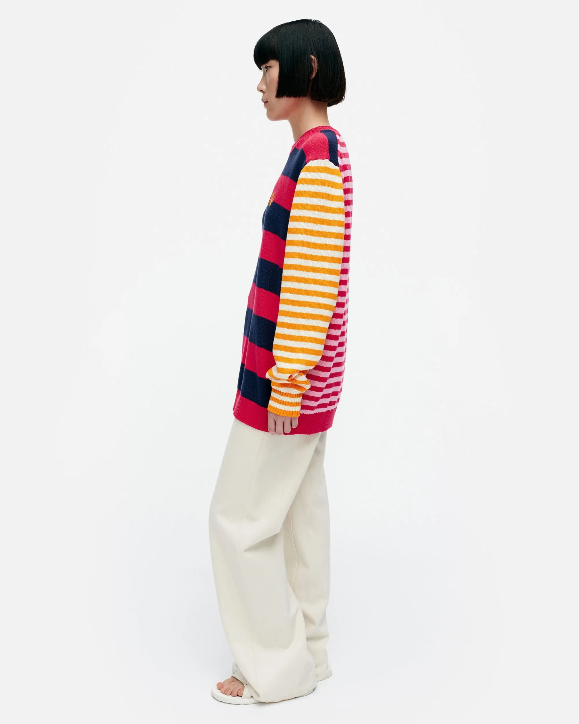 Marimekko Unisex>Kioski Kesu00E4Koju Maalis Patja Puuvillaneulepaita