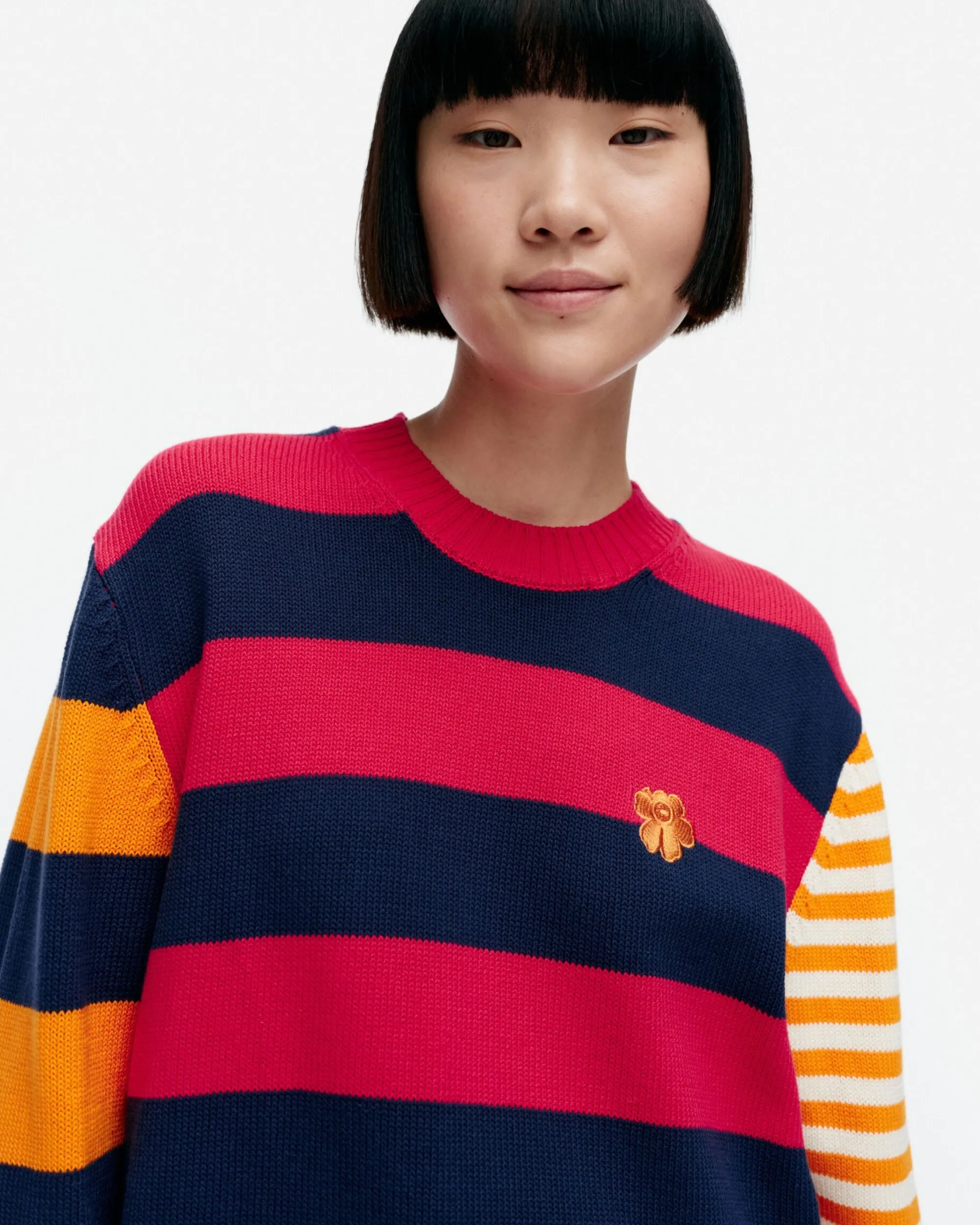 Marimekko Unisex>Kioski Kesu00E4Koju Maalis Patja Puuvillaneulepaita