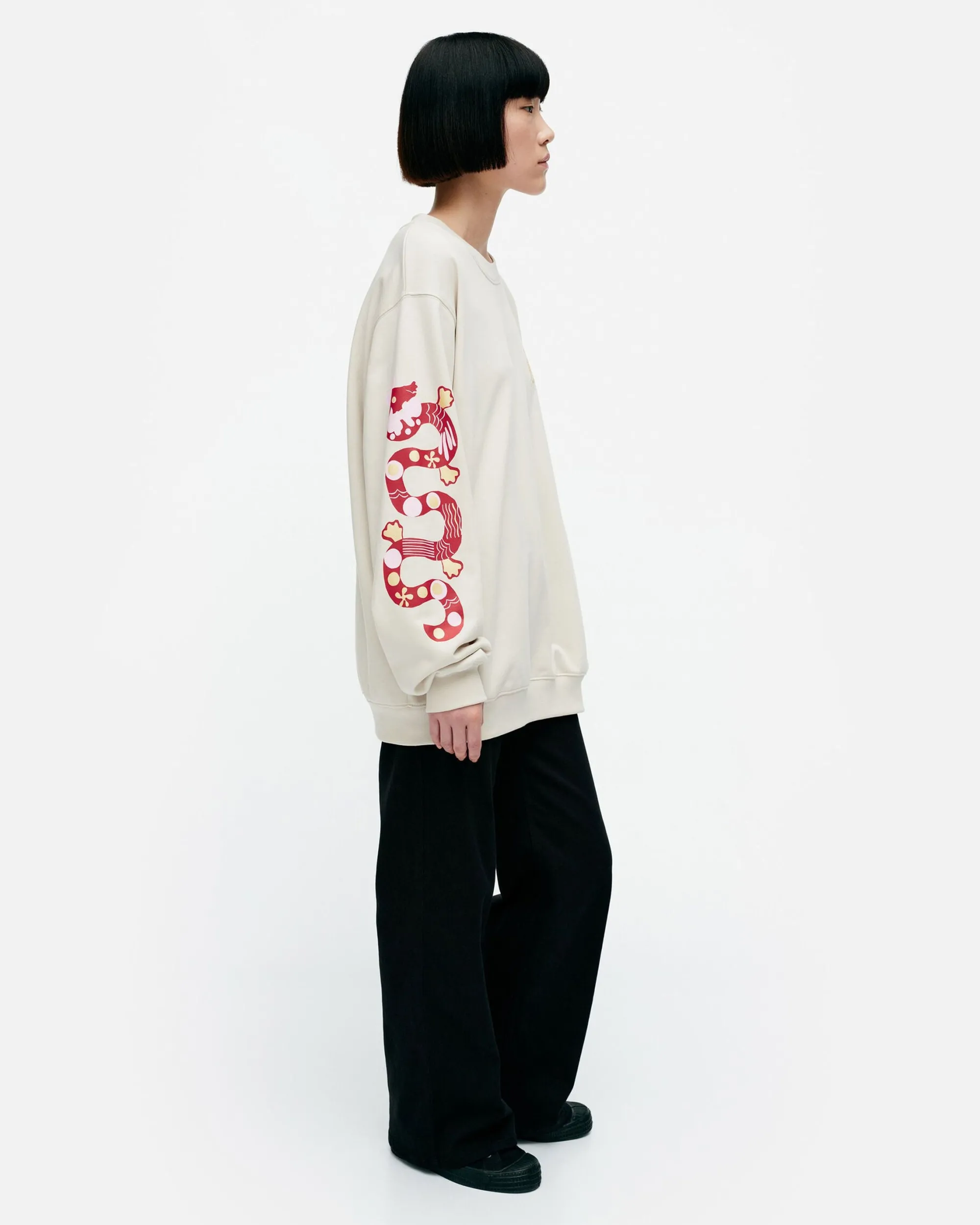 Marimekko Unisex>Kioski Loisto Jalo Placement Collegepaita