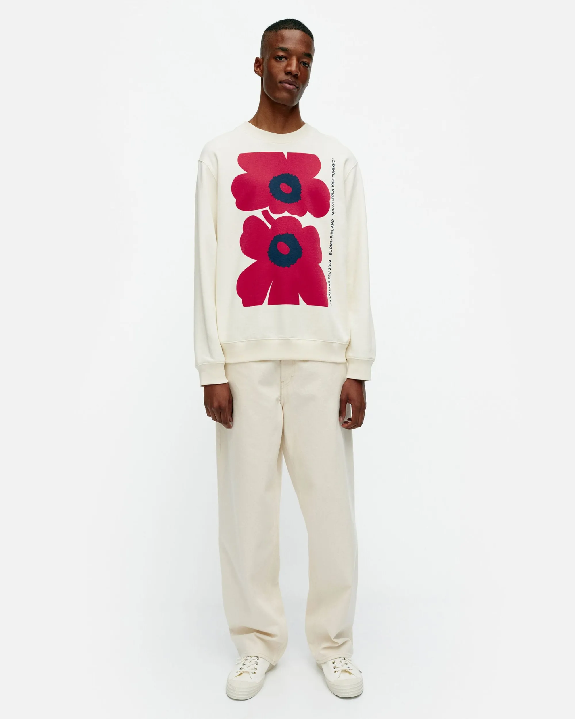 Marimekko Paidat Ja Tunikat>Kioski Loisto Unikko Placement Collegepaita