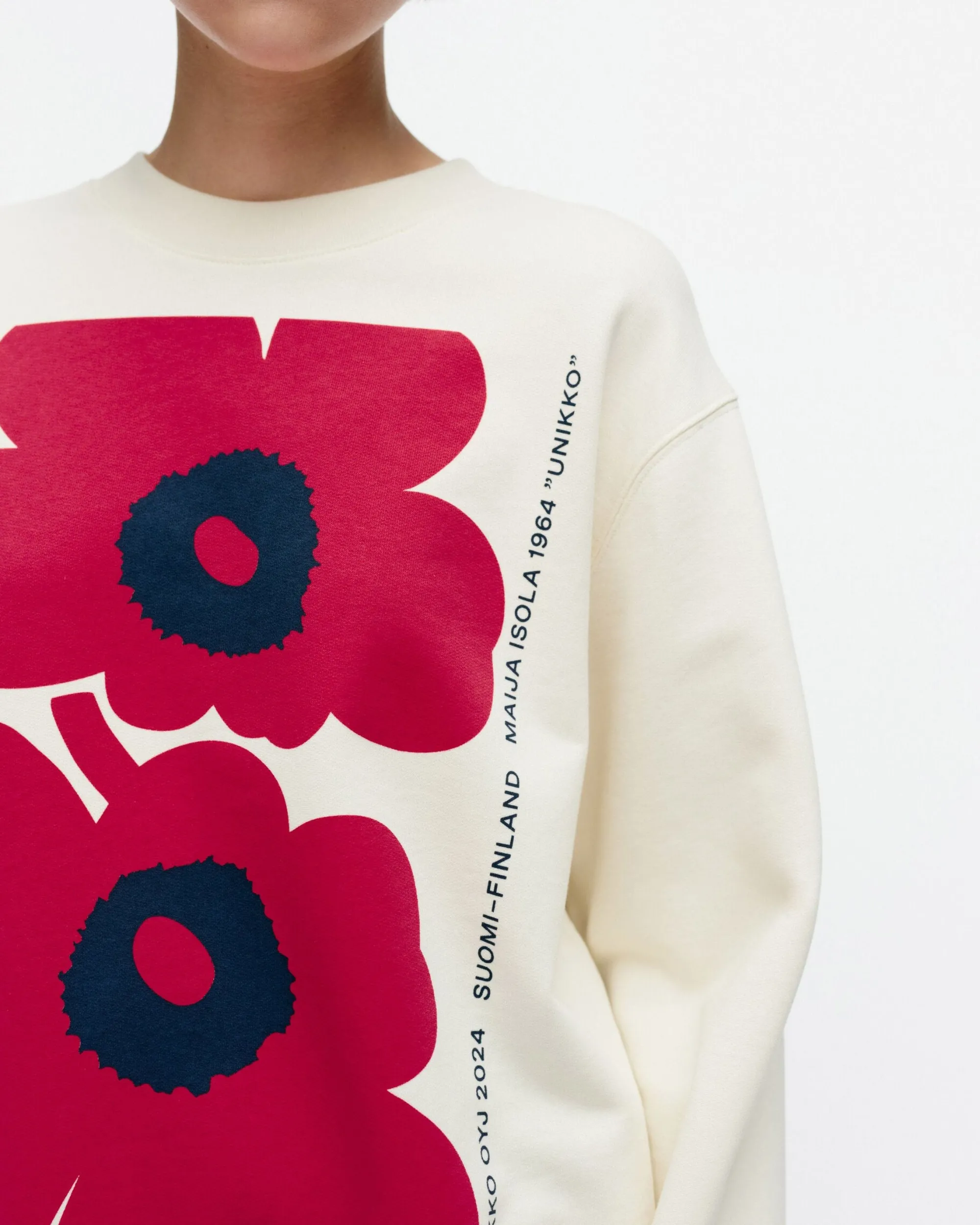 Marimekko Paidat Ja Tunikat>Kioski Loisto Unikko Placement Collegepaita