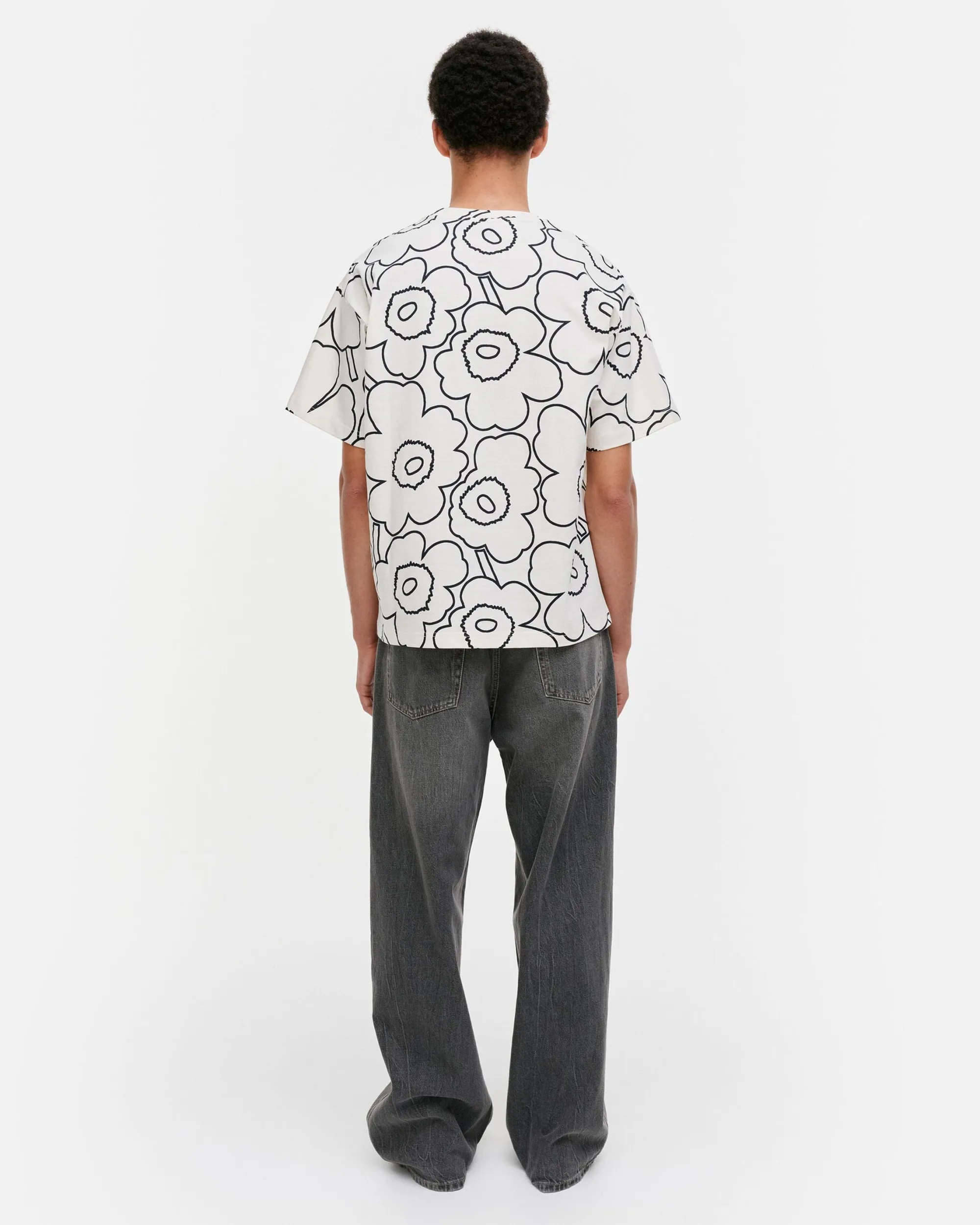 Marimekko Unisex>Kioski Nopeus Pieni Piirto Unikko T-Paita