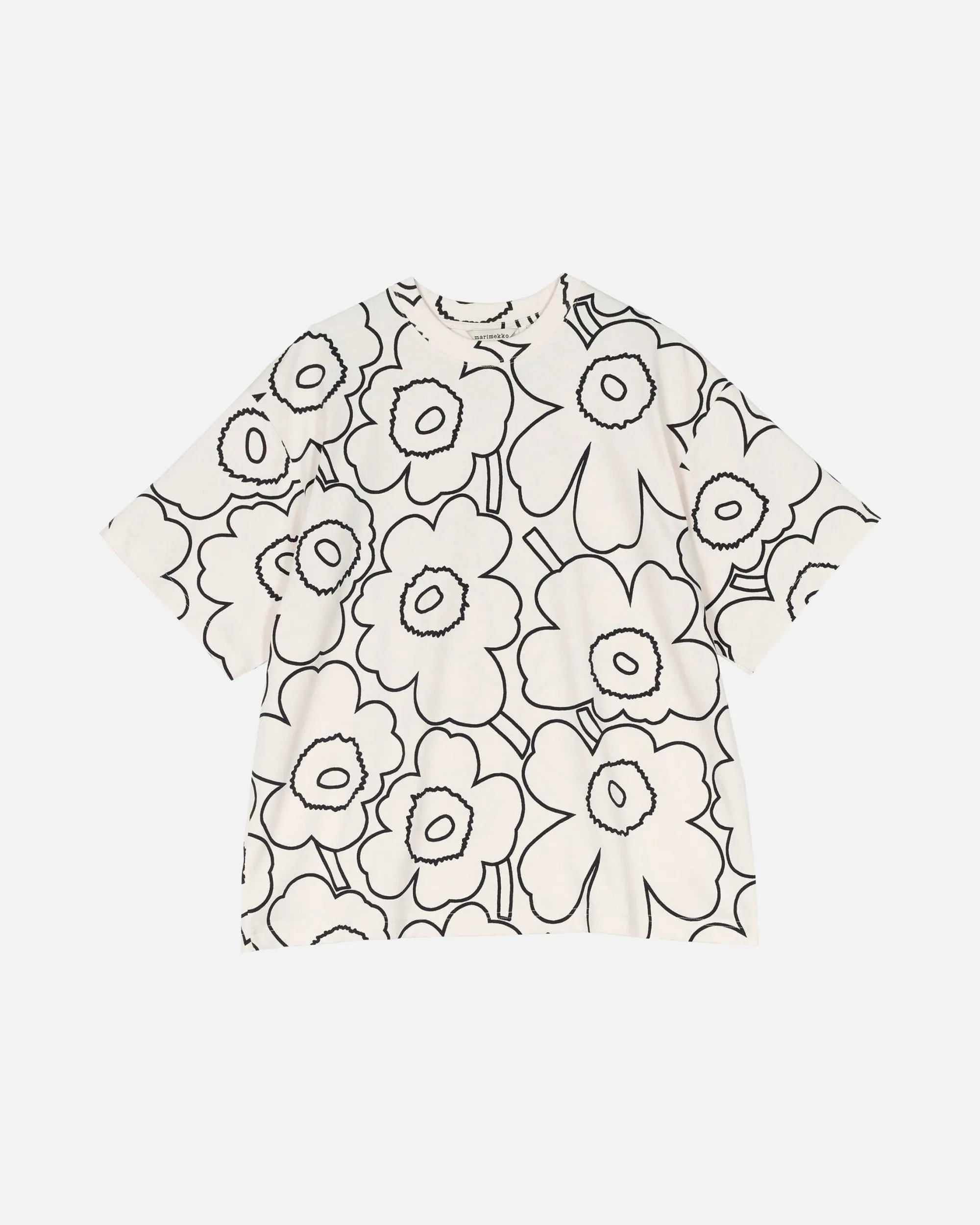 Marimekko Unisex>Kioski Nopeus Pieni Piirto Unikko T-Paita