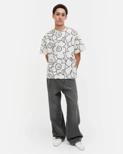 Marimekko Paidat Ja Tunikat>Kioski Nopeus Pieni Piirto Unikko T-Paita