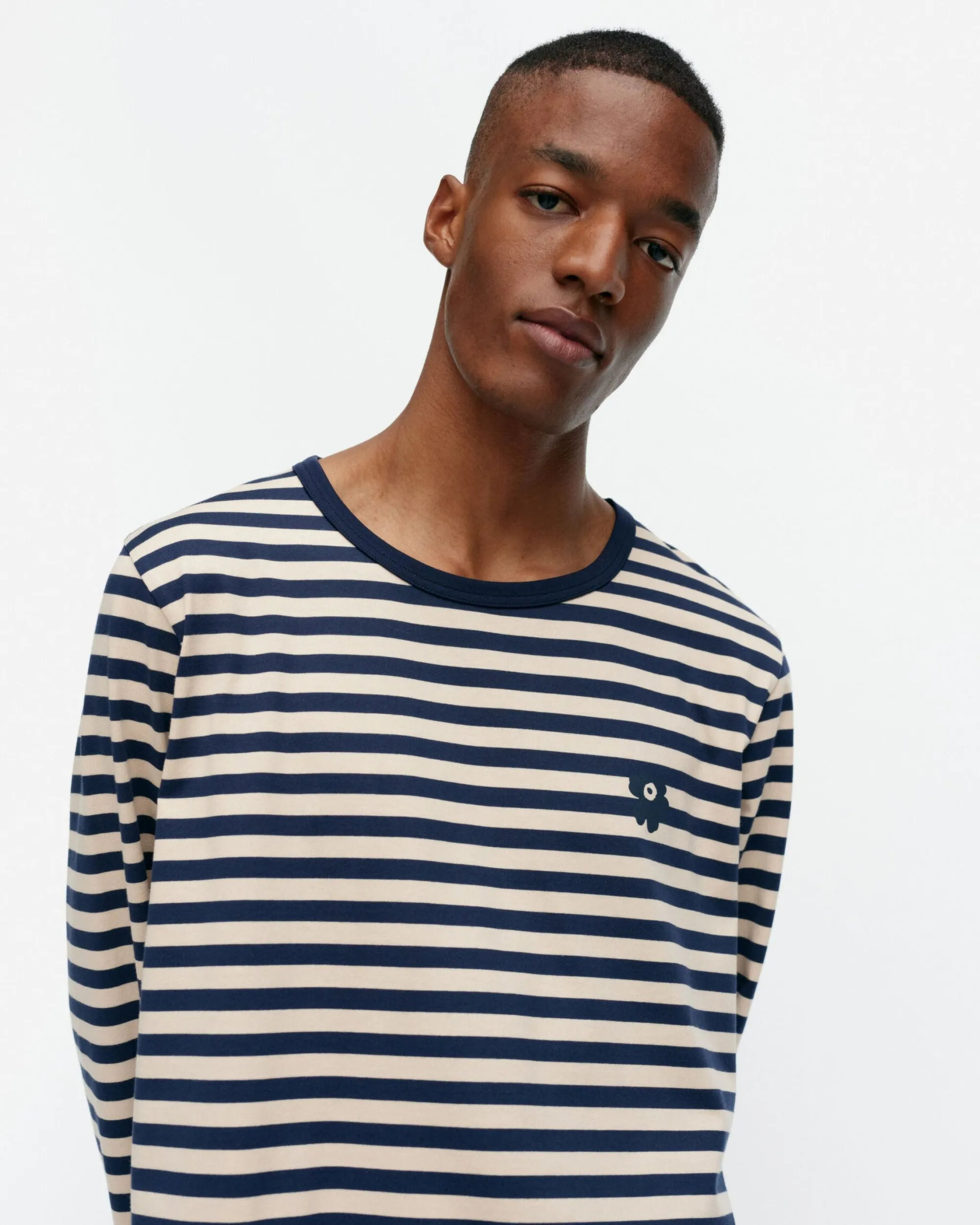 Marimekko Paidat Ja Tunikat>Kioski Tasaraita Men Longsleeve Trikoopaita