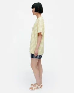 Marimekko Unisex>Kioski Tasaraita Men Shortsleeve T-Paita