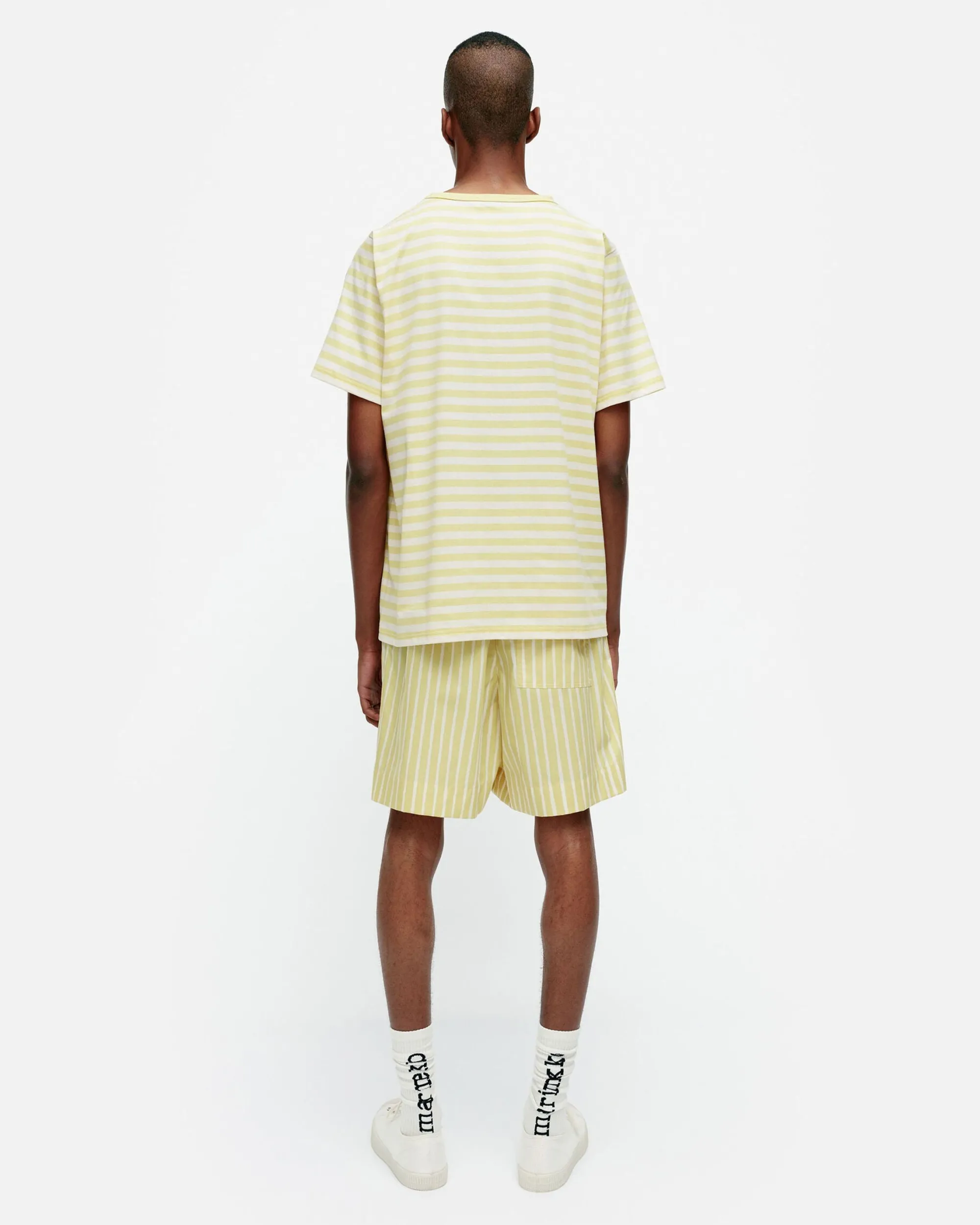 Marimekko Paidat Ja Tunikat>Kioski Tasaraita Men Shortsleeve T-Paita