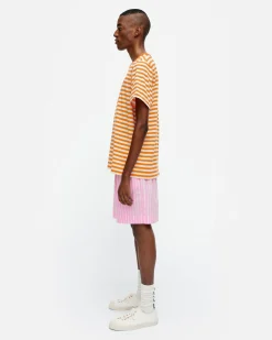 Marimekko Paidat Ja Tunikat>Kioski Tasaraita Men Shortsleeve T-Paita