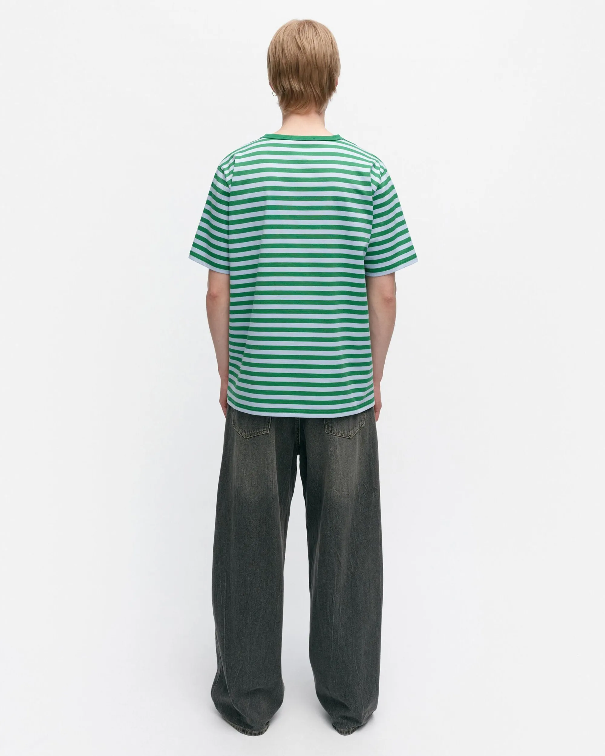 Marimekko Paidat Ja Tunikat>Kioski Tasaraita Menu00B4S Shortsleeve T-Paita