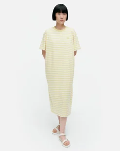 Marimekko Mekot>Kioski Tasaraita Oversized Trikoomekko