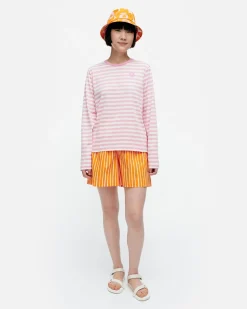 Marimekko Paidat Ja Tunikat>Kioski Tasaraita Relaxed Longsleeve Trikoopaita