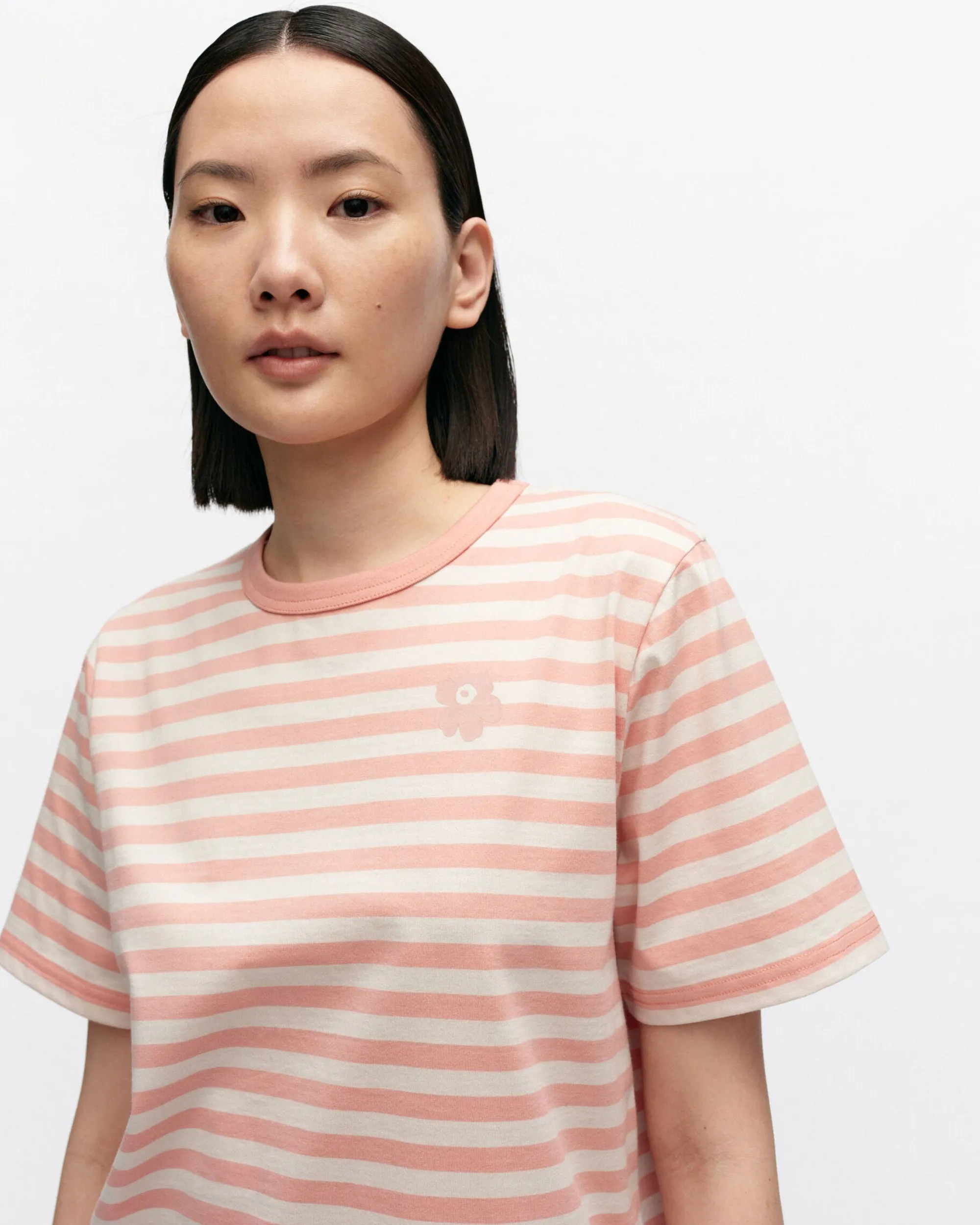 Marimekko Paidat Ja Tunikat>Kioski Tasaraita Relaxed Shortsleeve T-Paita