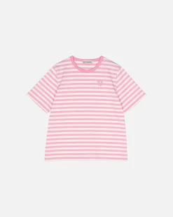 Marimekko Paidat Ja Tunikat>Kioski Tasaraita Relaxed Shortsleeve T-Paita