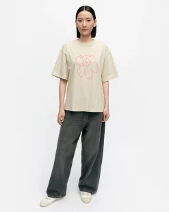 Marimekko Paidat Ja Tunikat>Kioski Veig Piirto Unikko Placement T-Paita