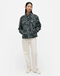 Marimekko Unisex>Kioski Ystu00E4Vyys Pieni Piirto Unikko 2 Farkkutakki