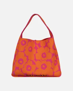 Marimekko Olkalaukut>Knitted Bag Large Unikko Olkalaukku