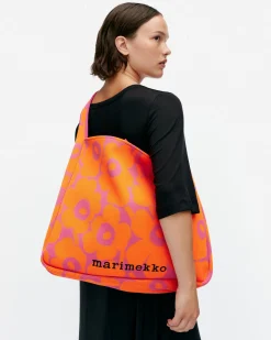Marimekko Olkalaukut>Knitted Bag Large Unikko Olkalaukku