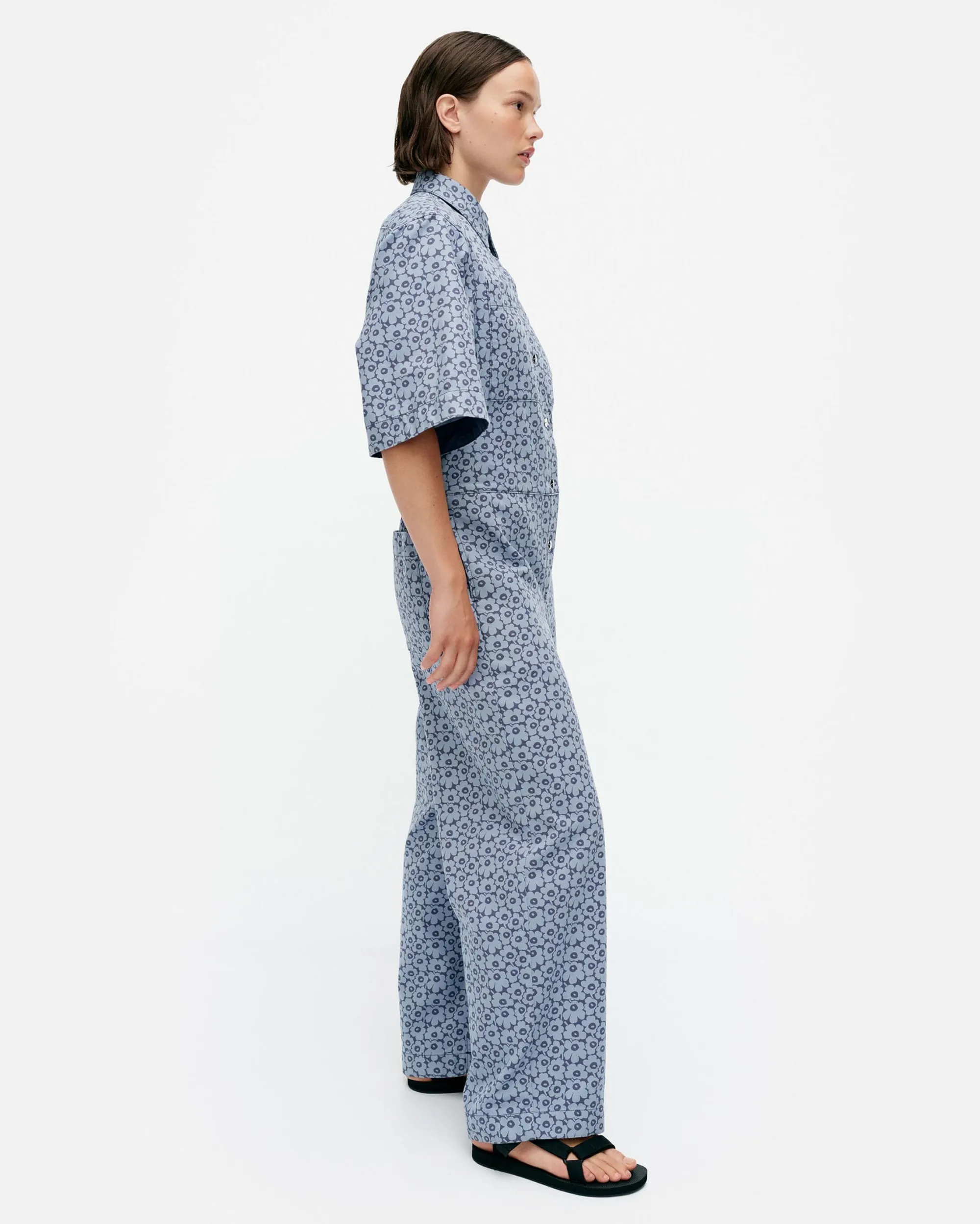 Marimekko Paidat Ja Tunikat>Kukkein Unikko Puuvillahaalari