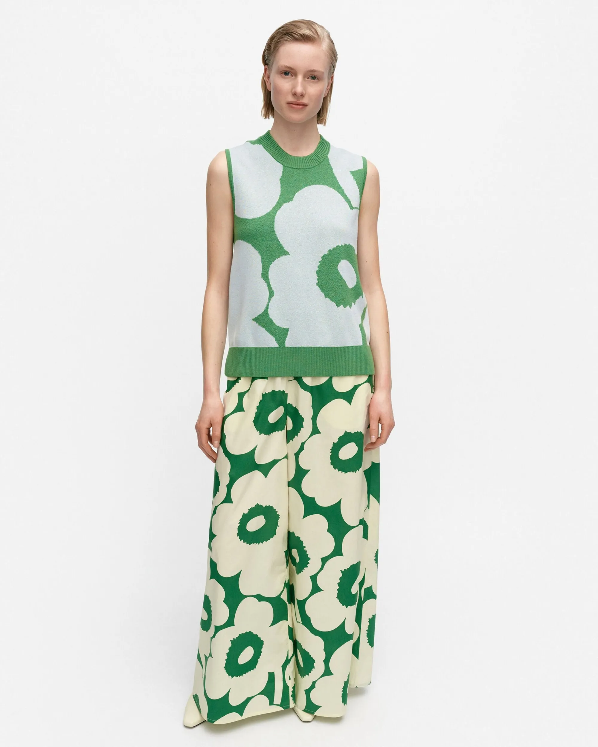 Marimekko Neuleet>Kulma Unikko Villaneuleliivi