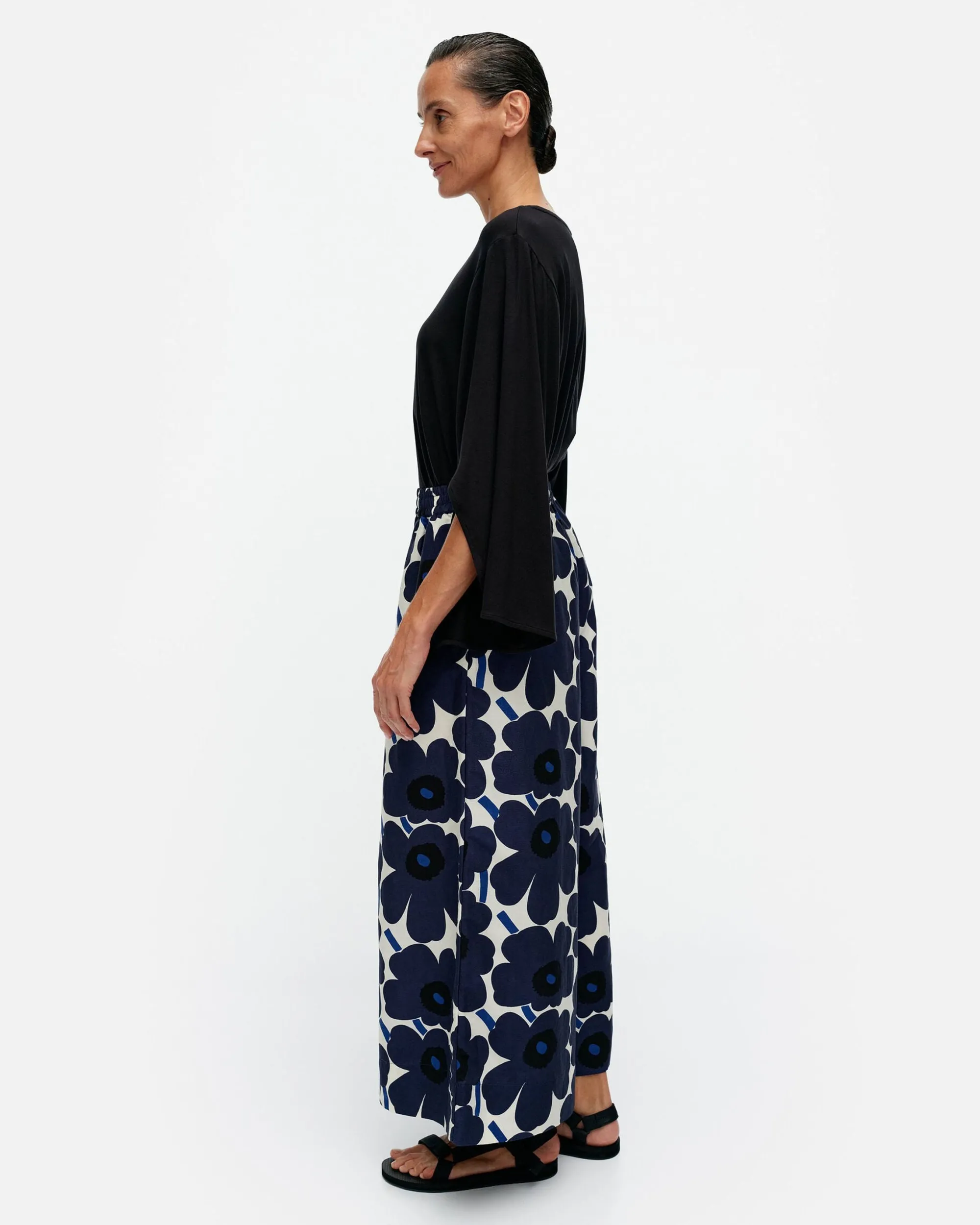 Marimekko Housut>Kuvio Unikko Kuprosekoitehousut