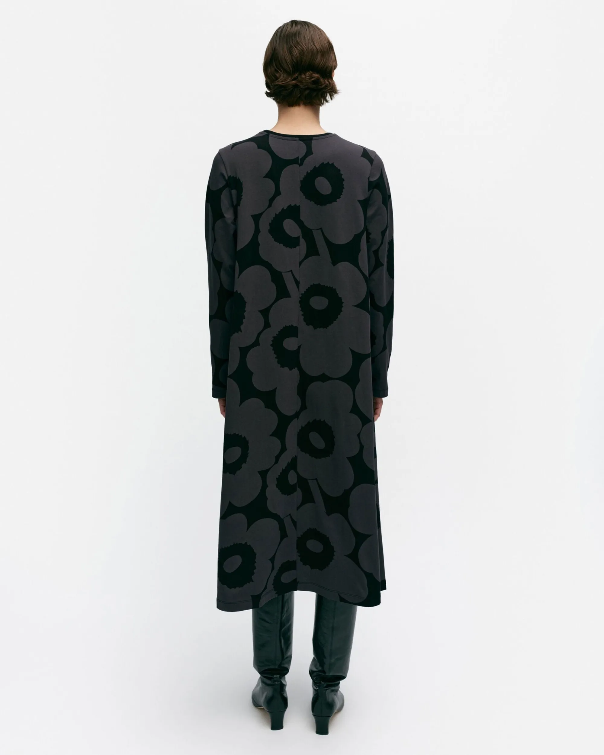 Marimekko Mekot>Lehtokielo Unikko Trikoomekko