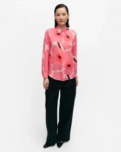 Marimekko Paidat Ja Tunikat>Maija Unikko Silkkipaita