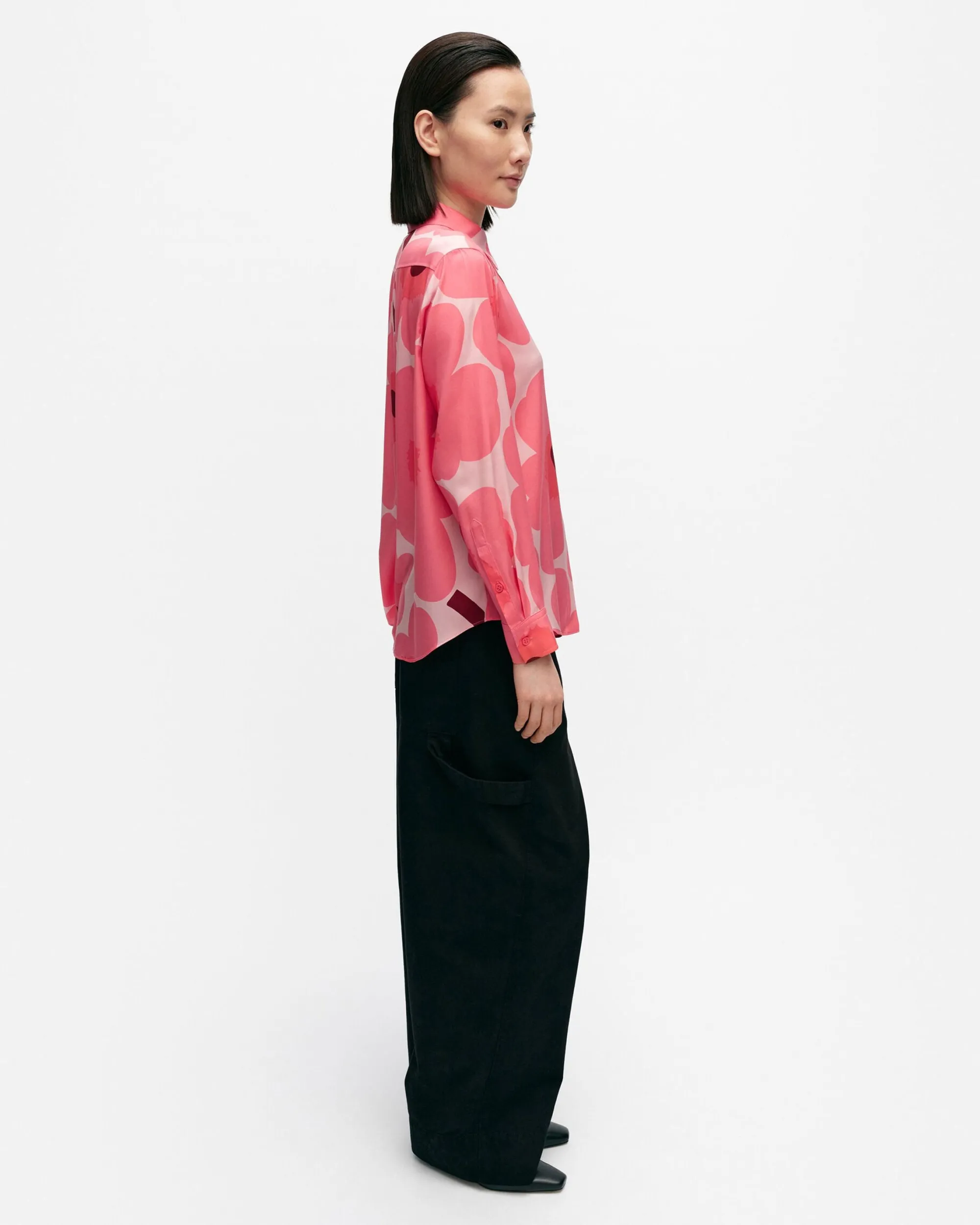 Marimekko Paidat Ja Tunikat>Maija Unikko Silkkipaita