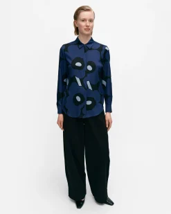 Marimekko Paidat Ja Tunikat>Maija Unikko Silkkipaita