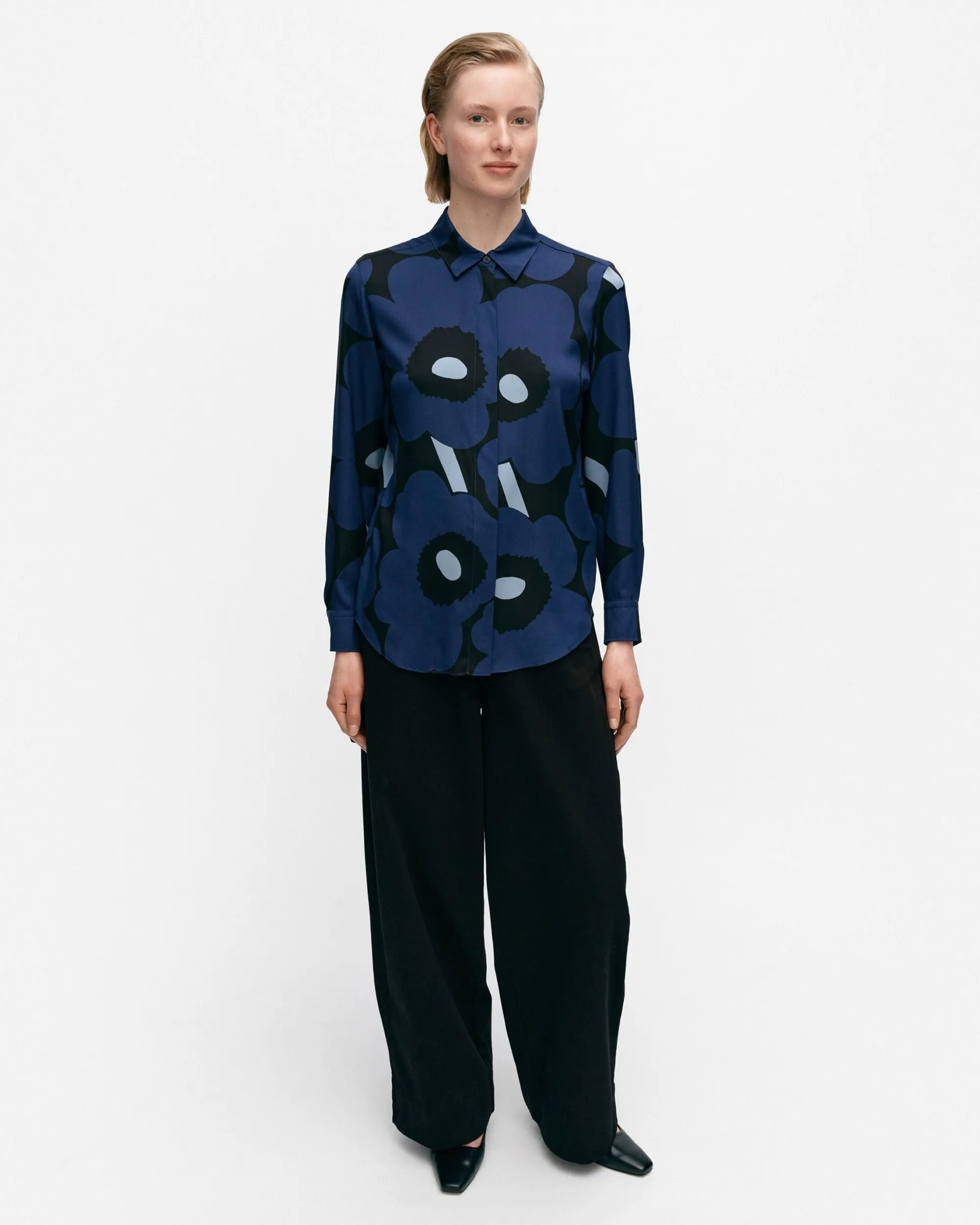 Marimekko Paidat Ja Tunikat>Maija Unikko Silkkipaita