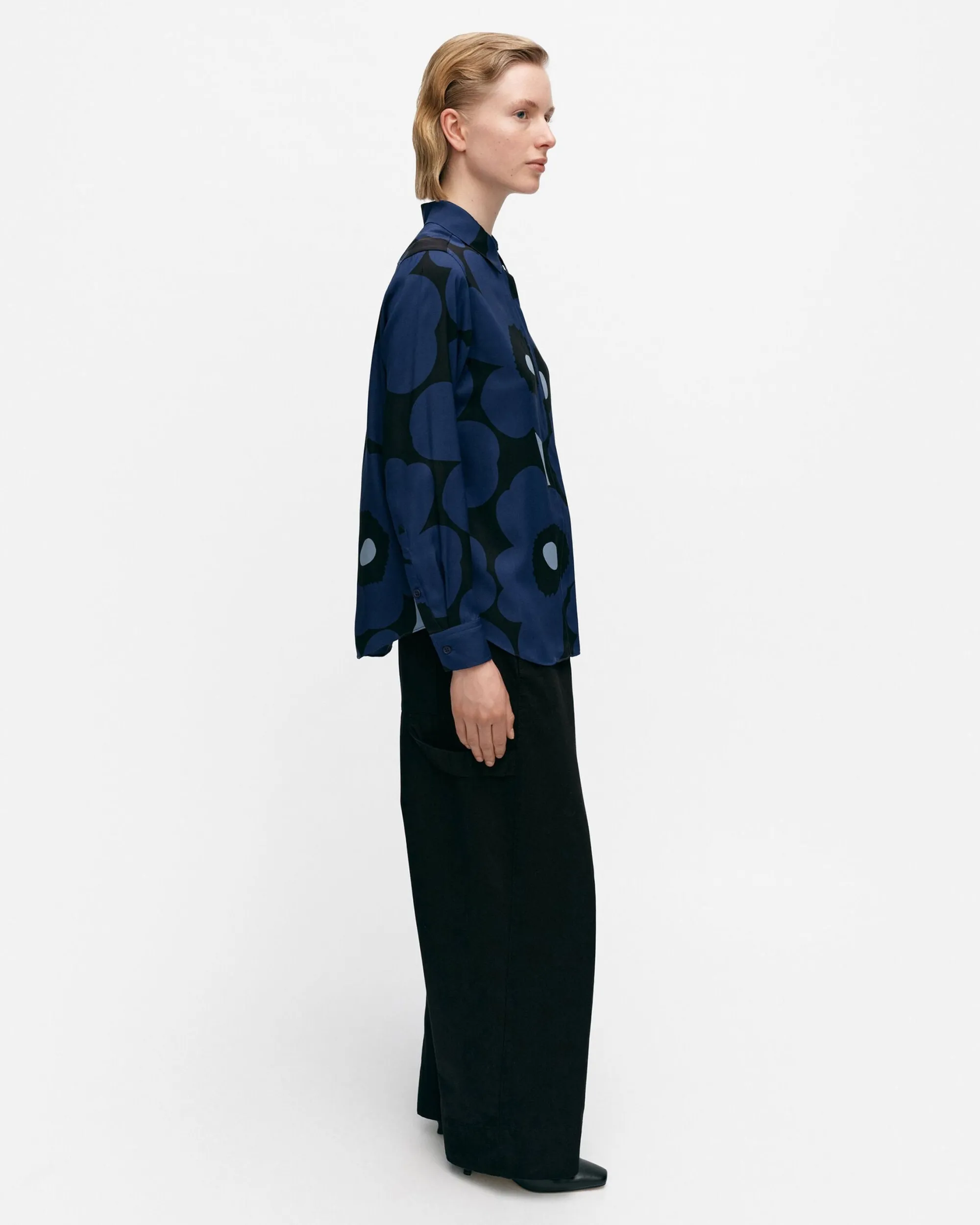 Marimekko Paidat Ja Tunikat>Maija Unikko Silkkipaita