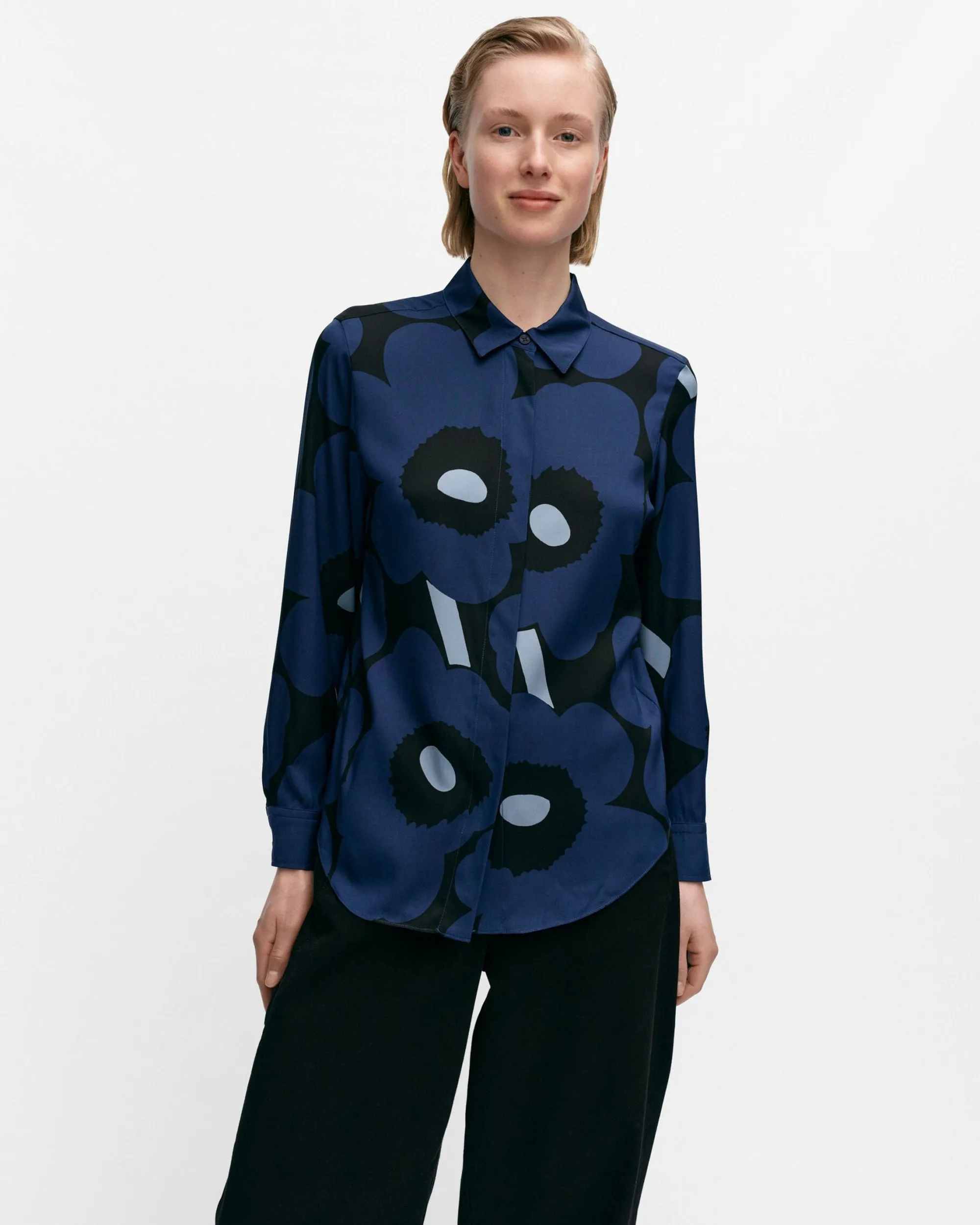 Marimekko Paidat Ja Tunikat>Maija Unikko Silkkipaita