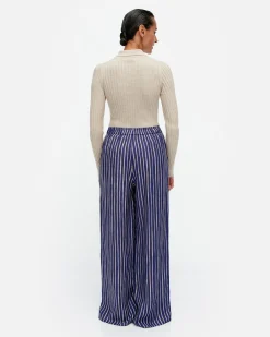 Marimekko Housut>Merivirta Piccolo Pellavahousut