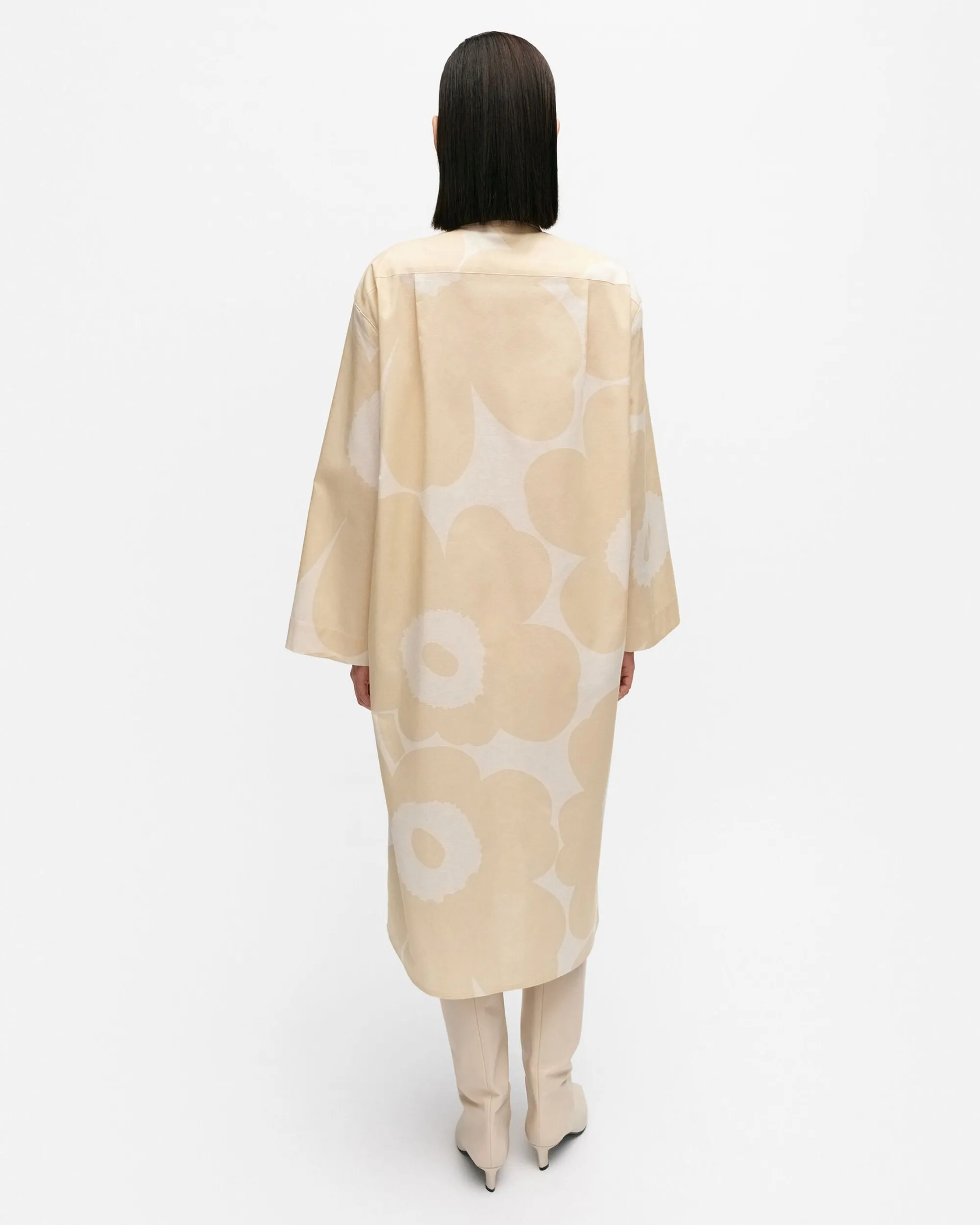 Marimekko Mekot>Monokromi Unikko Puuvillamekko