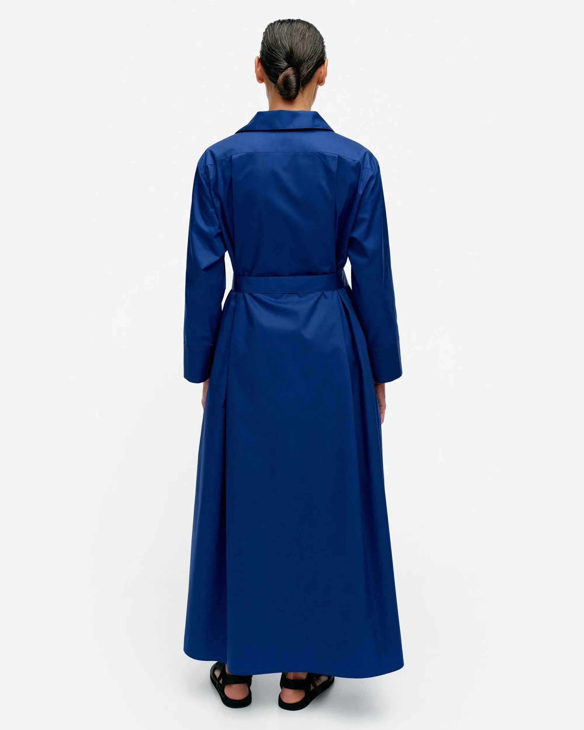 Marimekko Mekot>Perenna Solid Puuvillapopliinimekko